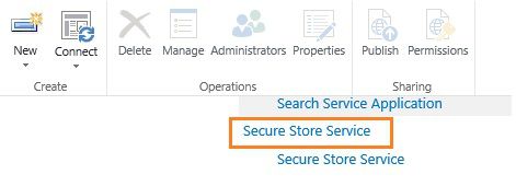 search Secure Store Service